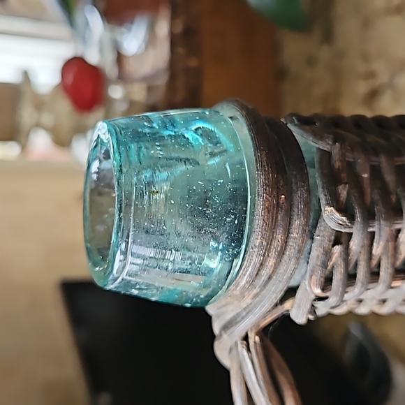 Vintage French Demijohn 16" - Picture 2 of 6